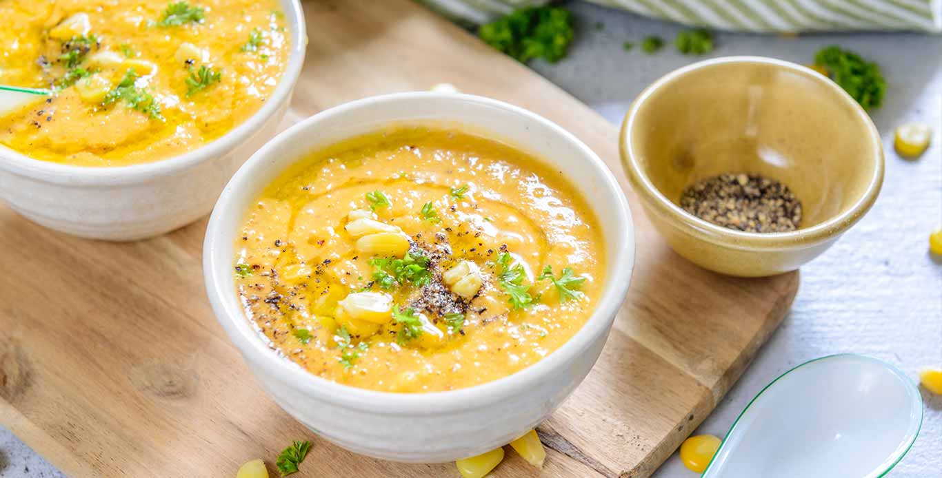 Creamy Corn Gazpacho 